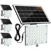 4Pack Solar Motion Lights Outdoor,3600LM Bright 184 LEDs Larger Solar