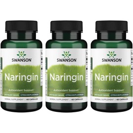Swanson Naringin 500 Milligrams 60 Capsules (3 Pack)