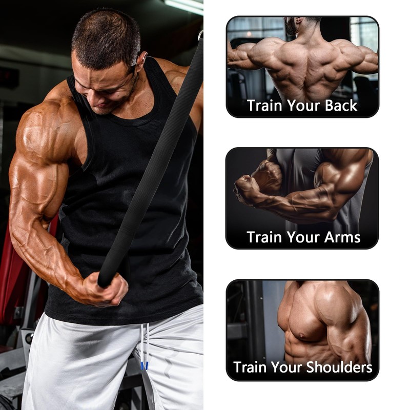 APOMOONS Triceps Rope with Storage Bag, Cable Pull, Triceps Training