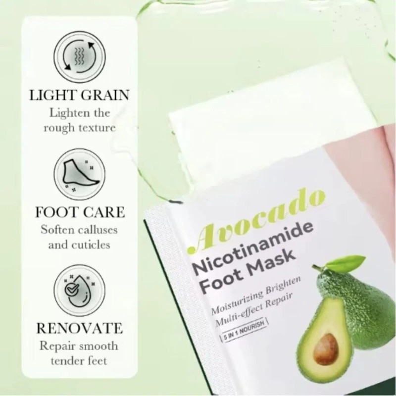 10 Pares De Mascarillas Hidratantes Y Exfoliantes Para Pies