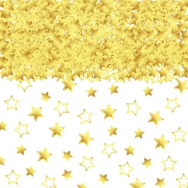 Confetti Star Sequins Table Metallic Foil Sprinkles or DIY Birthday Wedding Engagemetn Christamas New Year Theme Party Celebrations Favor Party Supplies(Golden,2 SIZE)