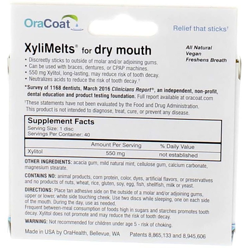 XyliMelts Oracoat - Xylimelts - Dry Mouth - Regular -