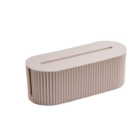 Cable Management Box,Cord Organizer Box and Power Strip Cover for TV Computer Wires Cable Hider Box for Home Office,Cable Box for Kitchen Appliances，Cord Box for Router and Electronics Plugs(White)