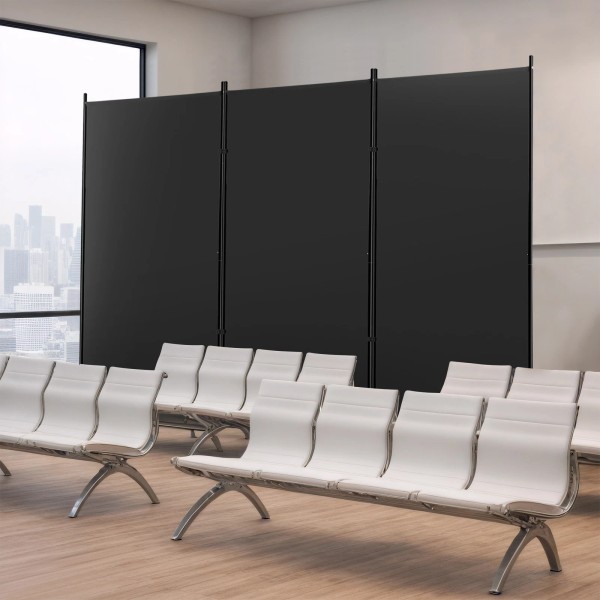 SEGAWE 6 FT Tall Room Divider Screen Fabric Wall Divider