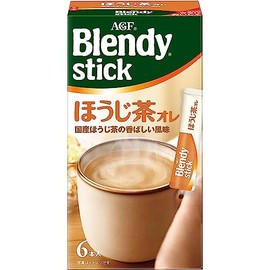 Blendy Stick Roasted Green Tea Au Lait 2.1oz 3pcs Japanese Instant Tea AGF Ninjapo