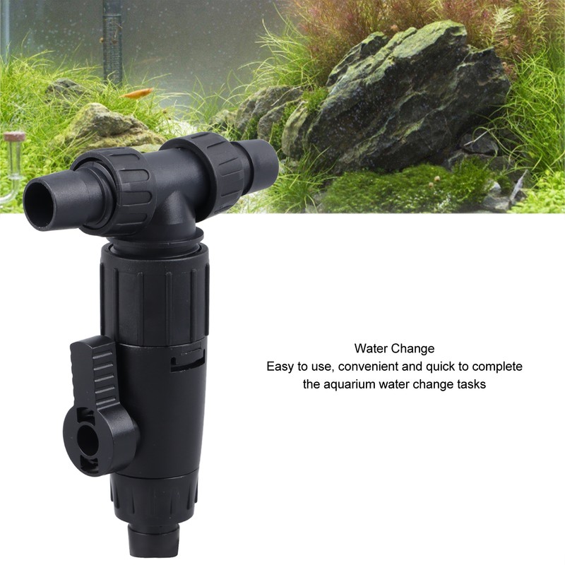 Aquarium Water Change Valve 3 Way Water Flow Control Valve