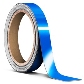 VViViD Vinyl Tape Pinstripe Blue Reflective Gloss Adhesive Automotive Film (1/2" x 20ft)