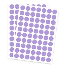 Dot Stickers,3/4 Inch Purple Circle Stickers,1400pcs Self-Adhesive Writable Color Coding Labels,Round Labeling Stickers for Office Classroom Garage Sale