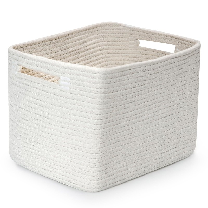 Shelf Woven Storage Basket, 15 x 10 x 9” Closet