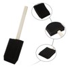 100 Pack 2 inch Foam Brush Sponge Wood Handle Paint