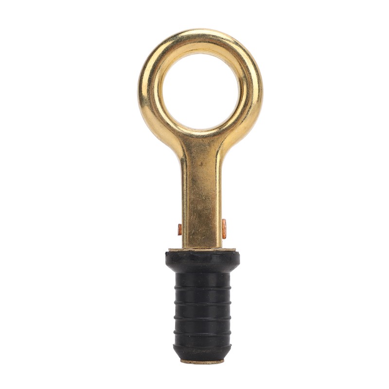 Snap Handle Drain Plug Rubber Brass Twist Design Long Lasting