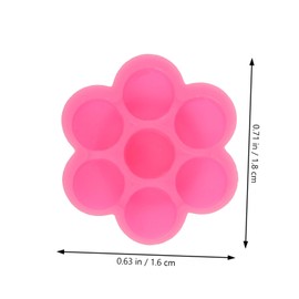 HONMEET 200Pcs Eyelash Extension Container Holder Dual Purpose Design for Remover Primer for Salon Use Nail Art Mixing Reduces Drying with Airflow Grooves