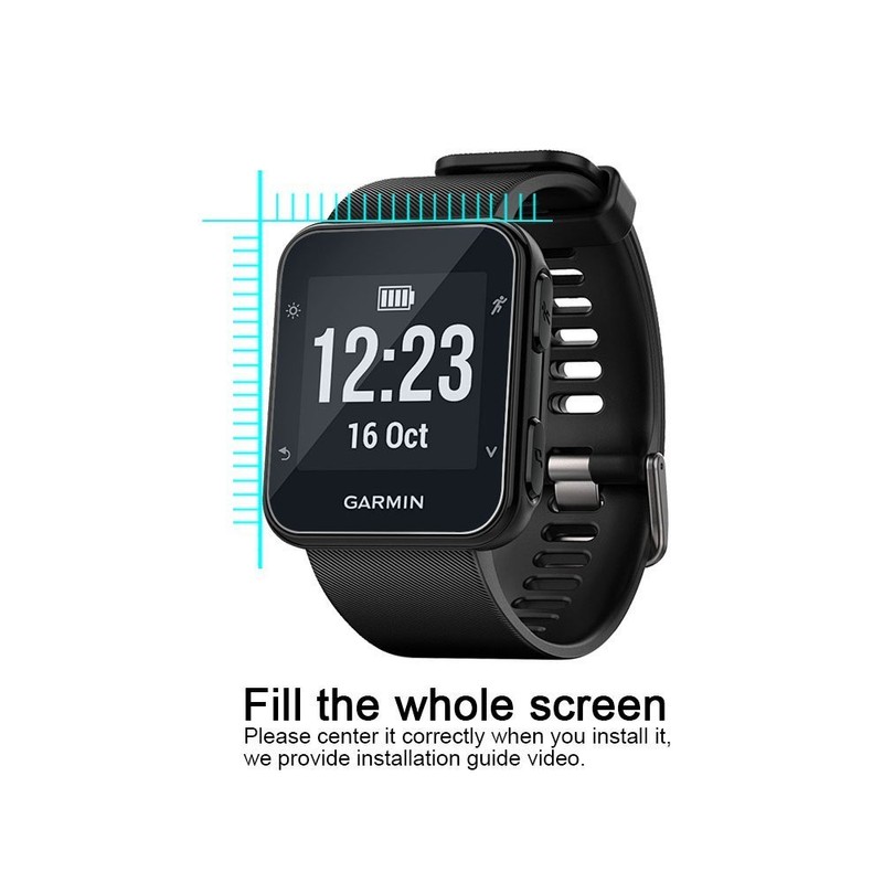 for Garmin Forerunner 35 Case, Lamshaw Silicone Case with Screen