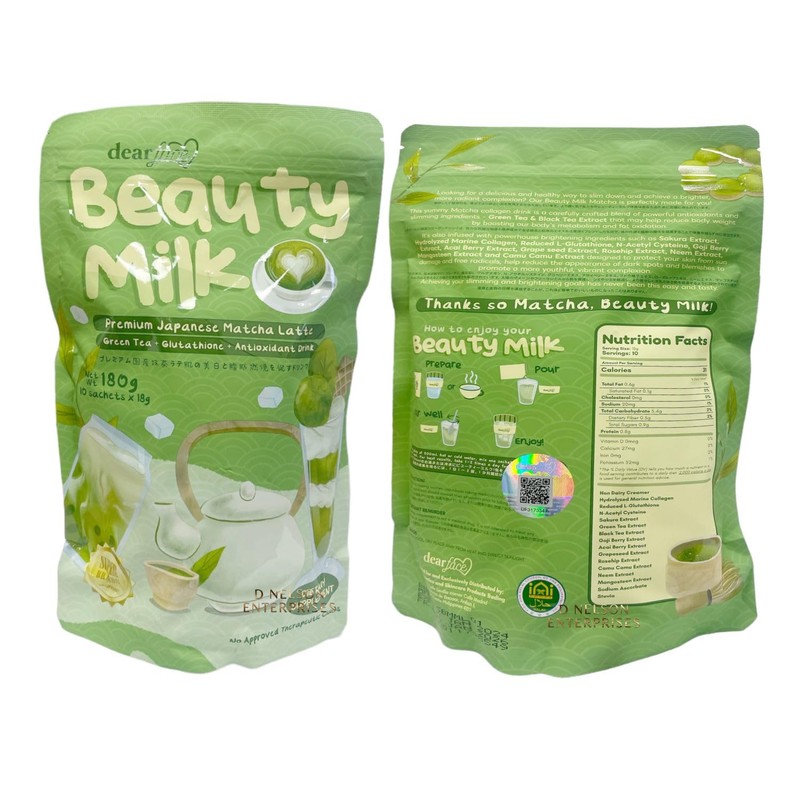 Generic Dear Face Beauty Milk Premium Japanese Matcha Latte 10