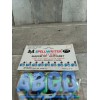 Vtg Spellwriter Magnetic 31 Alphabet Refrigerator Letters NOS Hanger Unpunched
