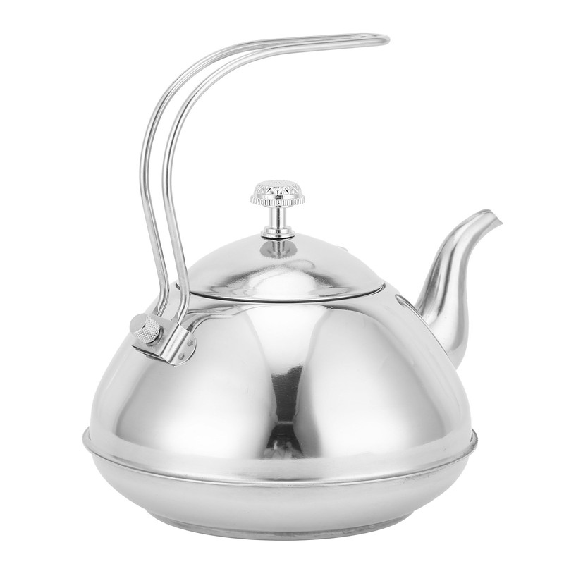 Stainless Steel Teapot with Tea Infuser Thickened NonMagnetic Kettle for