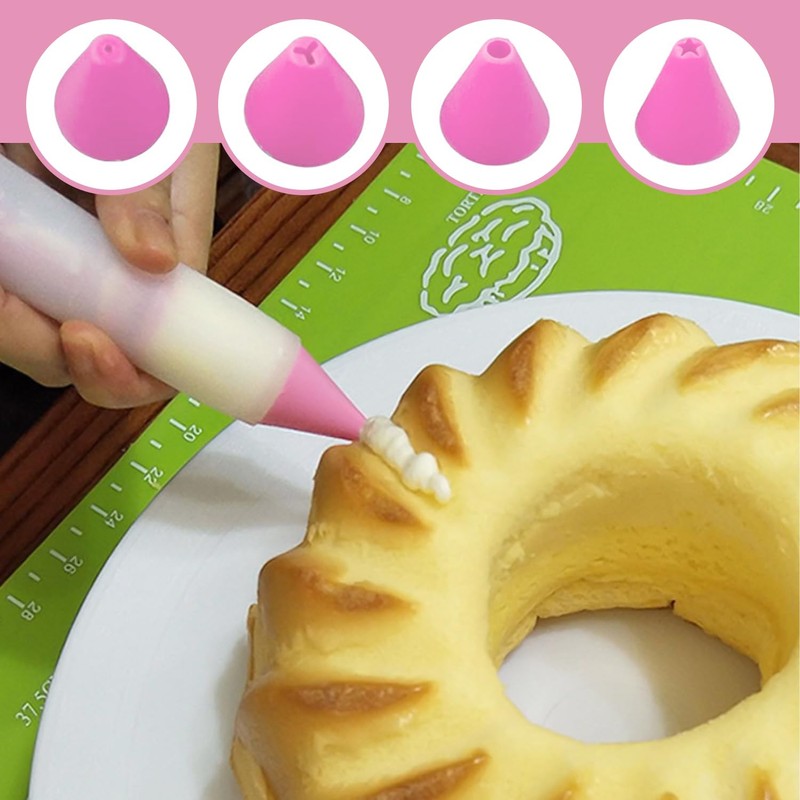 5 Decorating Pens, with 20 Replacement Heads, Baking Tools, Food