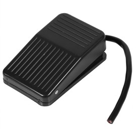 Fdit Foot Controller Pedal Switch,220V 10A Electrical Power Plastic Foot Pedal Switch On/Off Control with 10cm Cord