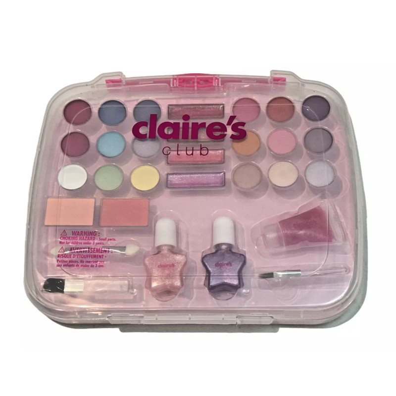 Claire’s Claire's Club Make-Up Kit Eyeshadow Lip Gloss Blush Nail