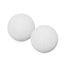 OUTOSS-Pallino for Bocce Ball Game,Boule Game,Jack for Petanque Game,Size-40mm(1.57In.),White-2 Packs