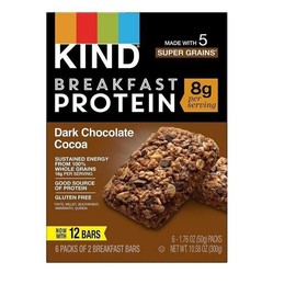 KIND Breakfast, Healthy Snack Bar, Dark Chocolate Cocoa, Gluten Free Breakfast B