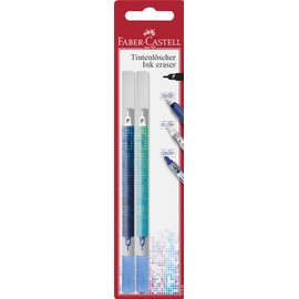 Faber-Castell 185559 - Ink eraser, correction tip F, 2 pieces (assorted)