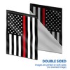 Anley Double Sided Premium Garden Flag, Thin Red Line US