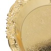 Round Decorative Dinner Plate Stainless Steel Storage Tray for Jewelry