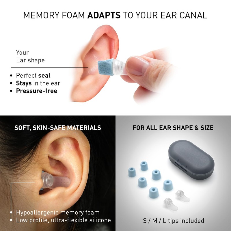Sleeper Foam Ear Plugs | Comfortable & Adaptable Memory Foam