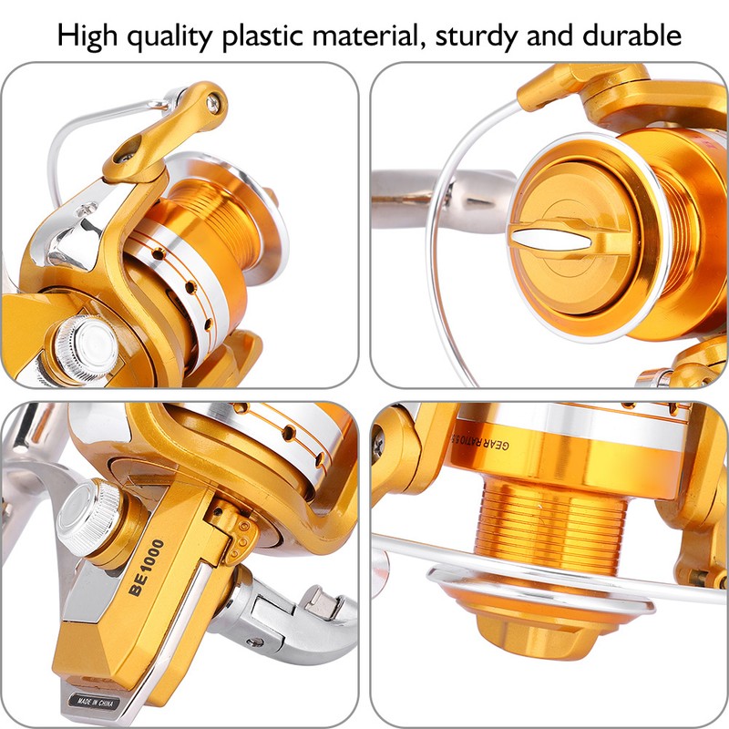 Durable Lightweight Metal Heavy Duty Casting Spinning Fishing Reel Fisher