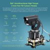 Waveshare 360° Omnidirectional High-Torque 2-Axis Expandable Pan-Tilt Camera Module, Compatible