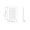 Steinberg14 Ventilation Grille Metal Exhaust Grille Cover with Rodent Protection