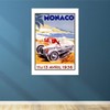 Spiffing Prints Monaco 1936 Racing Poster - Large - Semi