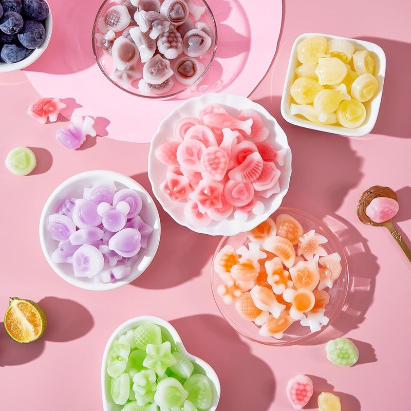 Halfoma Wax Bottle Candy with Syrup in the middle,Assorted Fruit