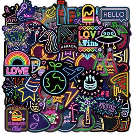 50Pcs Water Bottle Stickers, Cute Stickers for Hydroflasks Trendy Cute Vinyl Waterproof Stickers for Water Bottles, Skateboard Phone Laptop Stickers (BP-T1158)