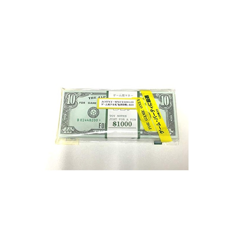 Dollar Bill for Games (Virtual Banknote) 10$ Hobby Etcetra, Party