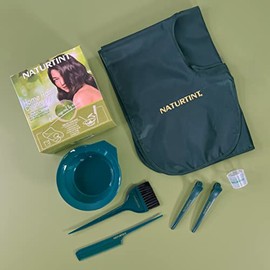 Naturtint Home Kit de coloración del cabello - 6 piezas, reutilizable, kit de aplicación de color de cabello