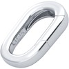 Pndeyo 925 Sterling Silver Oval Jewelry Clasps, 0.46x0.29in, Silver