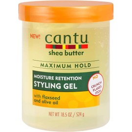 Moisture Retention Styling Gel With Flaxseed and Olive Oil - Flexible Hold by Cantu for Unisex - 18.5 oz Gel
