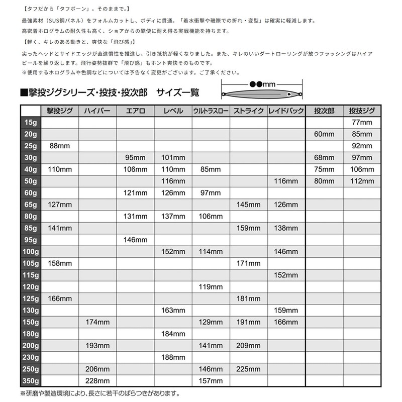 Owner GJ-65 Shooting Jig #58 Amberjack Zebra 2.2 oz (65