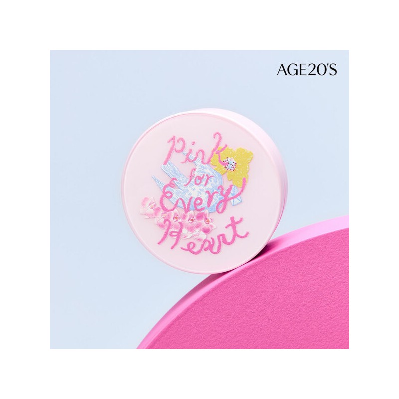 Age 20's (현대Hmall)에이지투웨니스X사키 핑크 포 에브리 하트 에디션 디오리진 에센스팩트(본품1+리필1)