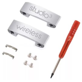 For Beats Replacement Studio 3 Hinge Headband Connector Repair Kit Silver