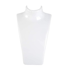 Necklace Earring Holder, Bracelets Display Stand Mannequin Head Bust Stand Model Shop Jewelry Display Towers Rack Organizer (White)