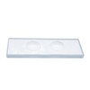 MUHWA Microscope Slide Double Concave, 5mm Thick (2)