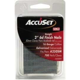 SENCO FASTENING SYSTEMS AccuSet A402009 2-Inch 16 Gauge Straight Finish Nail