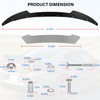 Bonbo Venom V2 Rear Wickerbill Spoiler for Dodge Charger 2015-2024