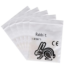 MIBICIRI 5 Pack（500pcs）3/16" Dental Orthodontic Rubber Bands Orthodontic Elastic Orthodontic Supply (rabbit)