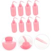 Botella Limpia Pestañas Exprimible 8 Piezas 250 Ml Color Rosa