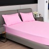 Fitted Sheet 25CM Deep Pink King Bed Sheet Hotel Quality