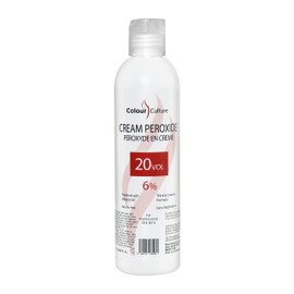 Colour Culture Cream Peroxide, 12% 40 Volume-250ml, Hydrogen Peroxide Developer for Hair Colouring & Bleaching, Lifts 8-9 Levels, Works with All Brands of Hair Bleach Colour/Tint & Lightening Powder